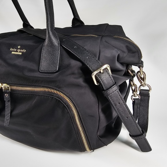 Kate Spade Classic Hildy Baby Diaper Bag Satchel Crossbody Purse Zip Travel - Picture 5 of 15